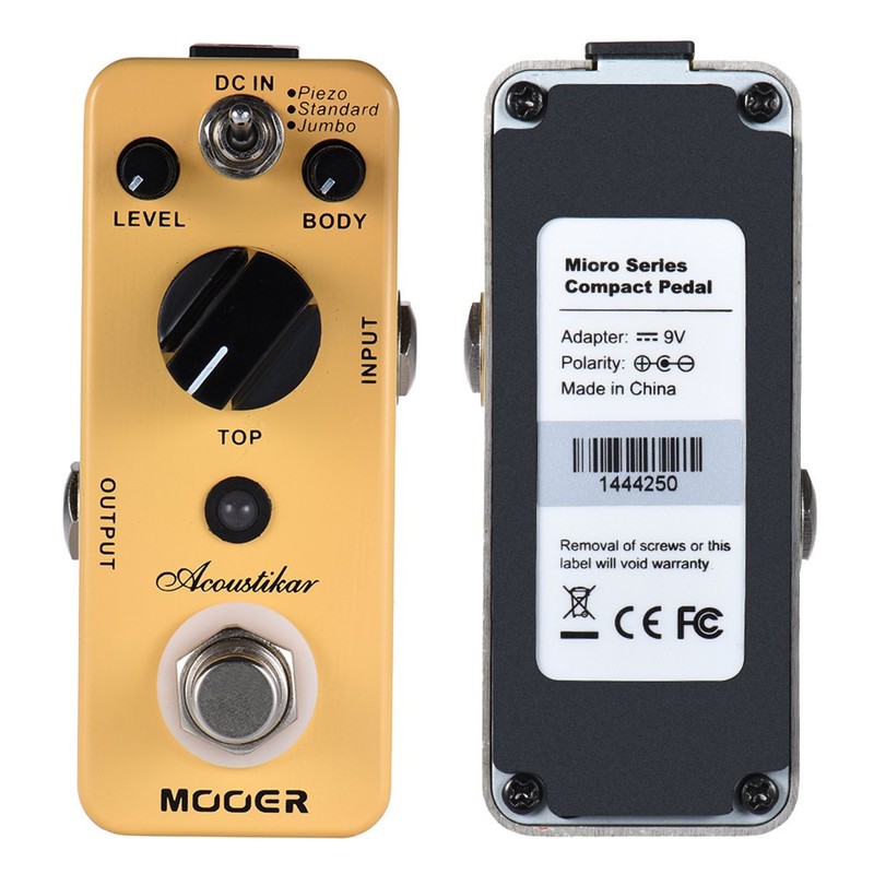 Guitar Effect Pedal, Acoustikar Acoustic Guitar Simulator Effect Pedal True