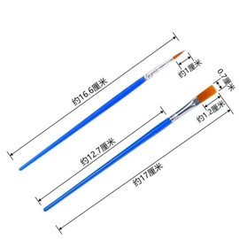 60 pcs small paintbrushes bulk, paint brushes for art class watercolor canvas face painting, 30 flat tip pens, 30 line pens