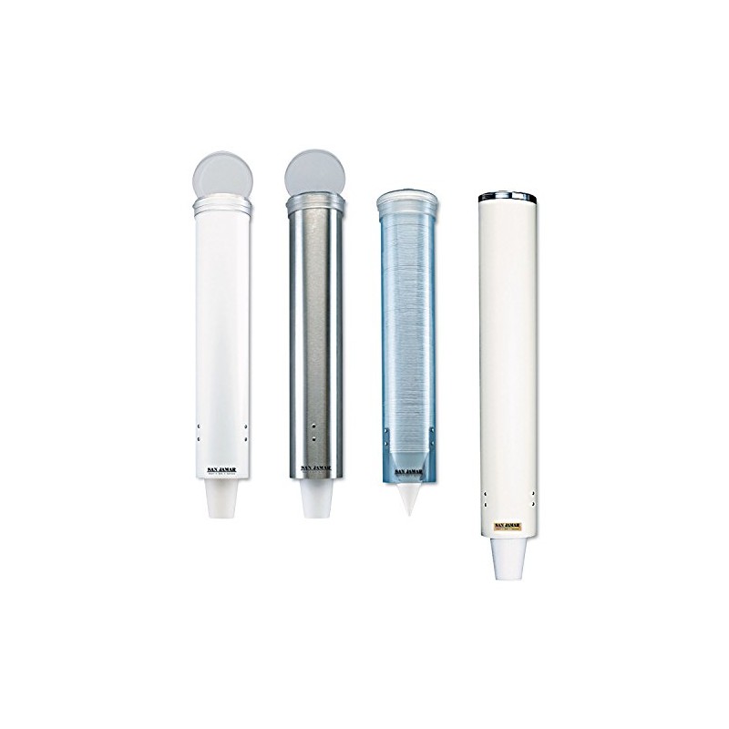 San Jamar Stainless Steel Small Pull-Type Water Cup Dispenser
