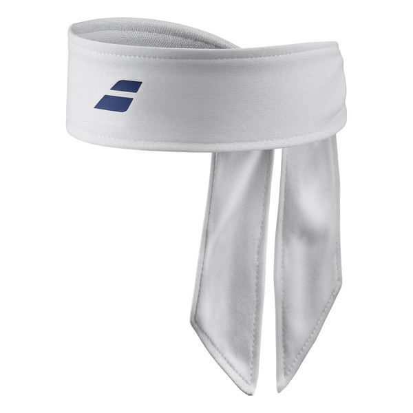 Babolat Tie Headband (White)