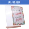 Lebonarier Acrylic Sign Holder, T Shape, L Shape, Dual Use,