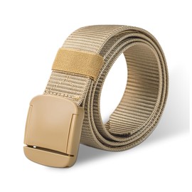 Lovarma Travel Money Belt Secret Compartment Money Hideaway for Business Trip Jogging Outdoor Working Anti-Theft Wallet, Khaki, Large