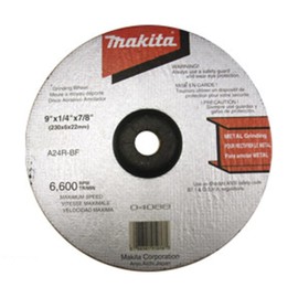 Makita B-46280 Roughing Disc 230 x 6.0 mm, 1 Piece, for Machining Steel, A36P-BF, EN12413, oSa Certified