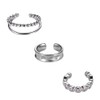 DALISITO Ear Cuffs, Fake Earrings, For Single Ear, Cartilage, Pinching,