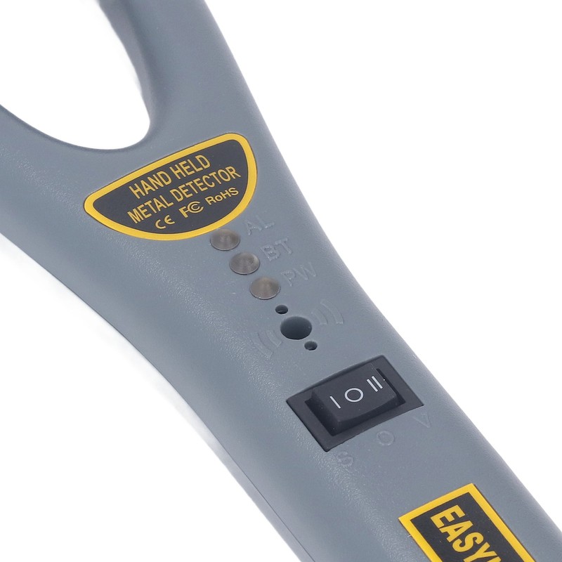Handheld Metal Detector Sound Light Vibration Alarm High Sensitivity Metal