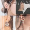 Allereya Climbing Man Ear Climbing Earrings Human Shape Clip Earring