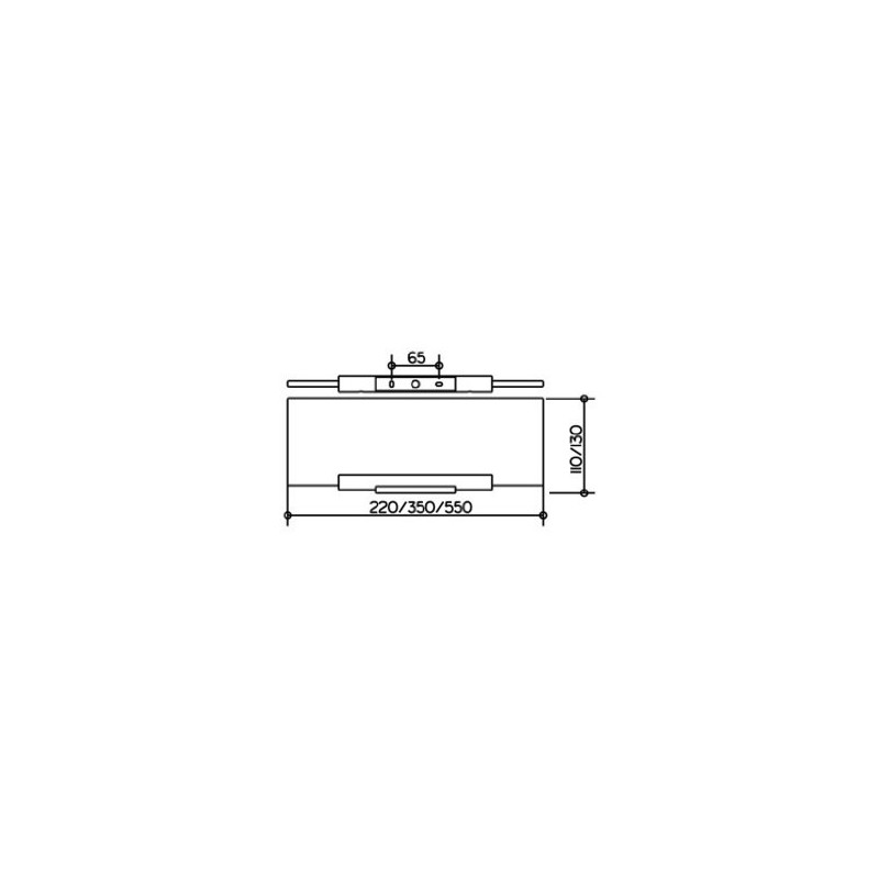 Keuco Plan 14910010000 Storage Console Chrome-Plated without Panel