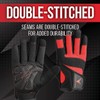 Victor Fitness VG04 Series Full Finger Men's Gloves (Large, Black/Orange)
