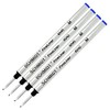 Schmidt: 6040 Fineliner Rollerball Refill, Blue Ink, Pack of 4.