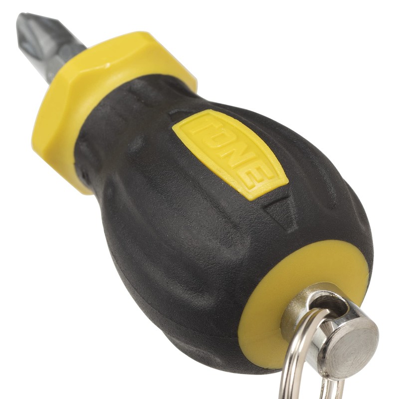 TONE G-052BY Mini Screwdriver Keychain Yellow