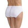 Dim Women's Slip maxi pur coton 2+1 Gtt (3473)Brief, White