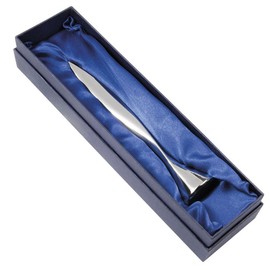 SILBERKANNE Letter Opener Wave L 17.5 cm Premium Silver Plated Elegant Silver-Plated in Top Workmanship Ready to Give as a Gift with Stylish Gift Packaging