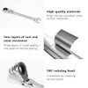 6PCS Flexible Head Ratchet Spanner Set, Metric 8-17mm Combination Wrenches