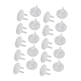 Kisangel 20pcs Childproof Electrical Outlet Covers Protectors for Durable and Reliable Outlet Safety Plugs for Home Use for Living Room Kitchen and Bedroom