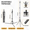 Yekavo Wig Stand with Head, Height Adjustable Tripod Stand 62",