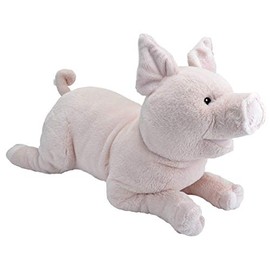 Wild Republic Ecokins Jumbo Pig, Stuffed Animal, 30 inches, Gift for Kids, Plush Toy, Made from Spun Recycled Water Bottles, Eco Friendly, Child’s Room Decor
