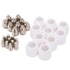 Plasma Consumable Kit P80 Electrode Tip Ceramic Nozzle Set Accessories