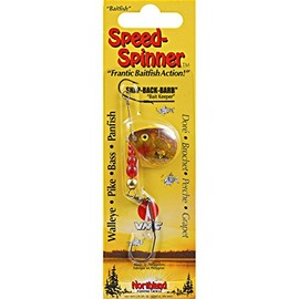 Northland Tackle RCHSS4-GR Crawler Hauler Speed Spinner HC4#2BN 1/Cd Crawler Hauler Speed Spinner, Gold Shiner