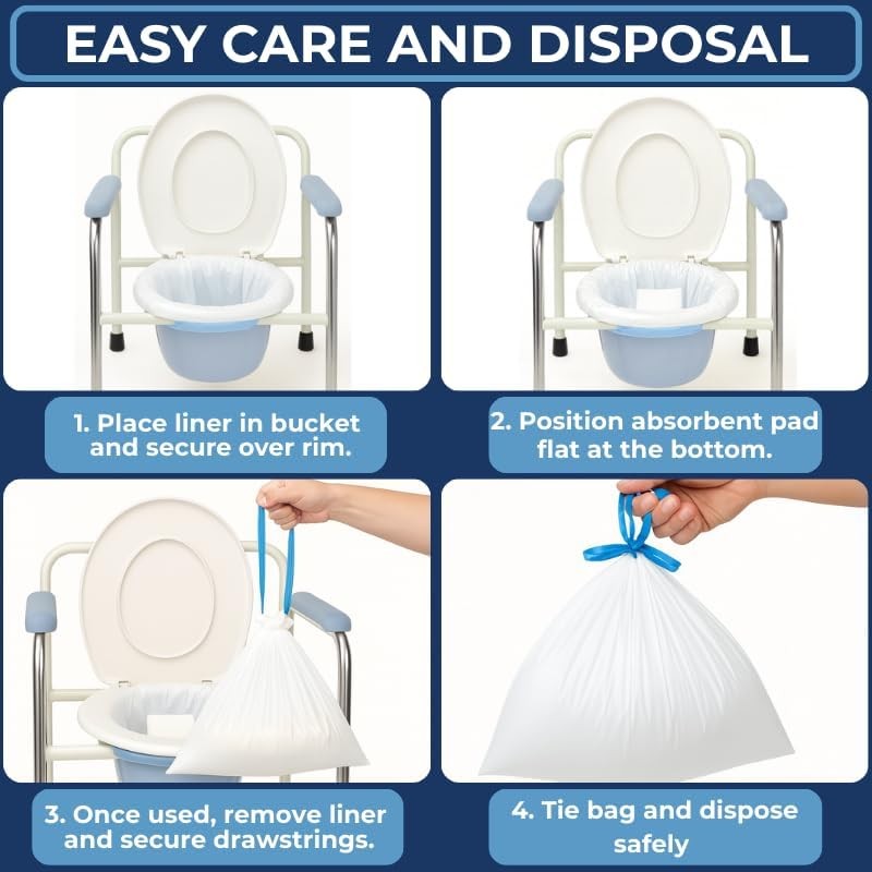 40 x ALIA Commode Liners | 40 Bags | Super