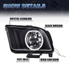 PIT66 LED Headlights, Compatible with 2005-2009 Ford Mustang Headlamp Assembly