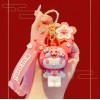 sanrio sakura keychain cherry blossom - Kuromi