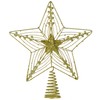 29cm Gold Laser Glitter Wire Christmas Tree-Top Star