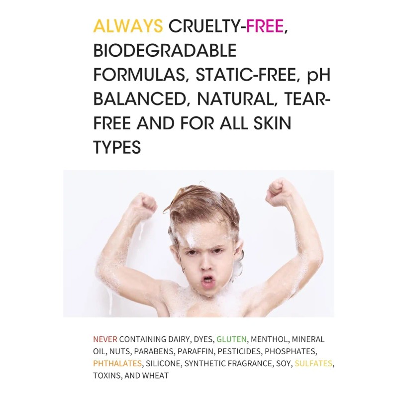 Acondicionador Clean Kids Naturally, 16 Oz (1 Botella)