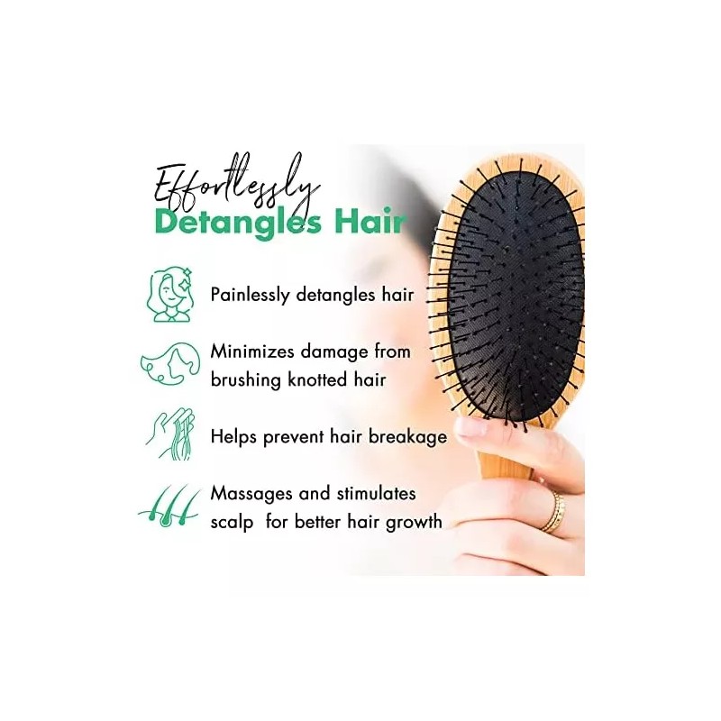Beauty by Earth Cepillo Para Desenredar El Cabello - Cepillos