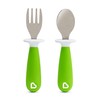 Munchkin Raise Fork and Spoon, Pack of 2, Green