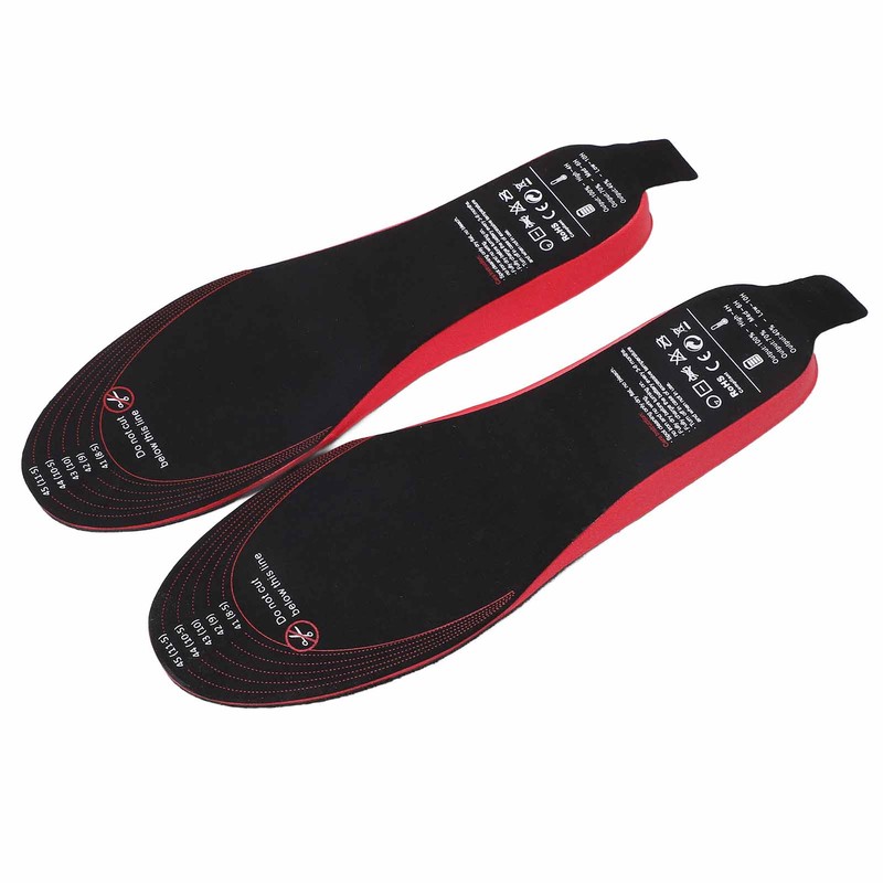 Heated Insoles DIY Cuttable Smart Remote Control USB Rechargeable Electric