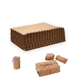 Aisetmoon 100 Sheets Paper Bubble Wrap 12in*12in Packing Paper for moving shipping and storing delicate Items, recyclable packaging, eco cushioning wrap, Eco Cushioning Wrap