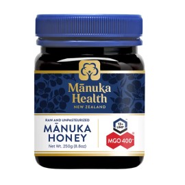 Manuka Health New Zealand Monofloral Manuka Honey MGO 400+ 8.8oz Jar Best 3/2028