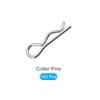 METALLIXITY 1.6mm x 28mm 100pcs Carbon Steel R Shape Spring