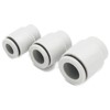 Set of 3 pneumatic sealing caps/blanking plugs, diameter 10 mm,