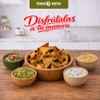 Totopos Keto Botana de Almendra 40 Piezas (Naturales) 125 gramos