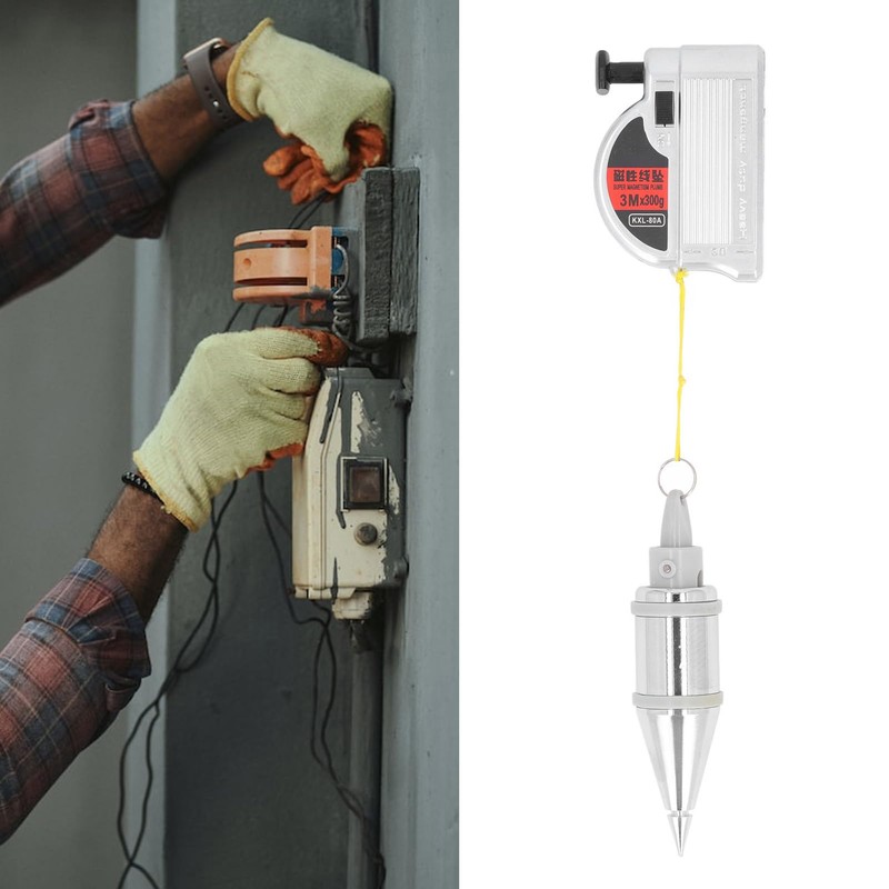 Magnetic Plumb Bobs Adjustable Flexible Hammer Line Plumbbob for Construction
