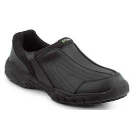 SR Max Charlotte, Men's, Black, Athletic Slip On Style Slip Resistant Soft Toe Work Shoe (17.0 M)