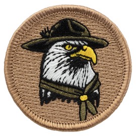 Scout Eagle Patrol Patch - 2" Diameter Round Embroidered Patch (Iron-on)