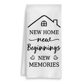 Fuasei Housewarming Gifts Kitchen Towels, House Warming Gifts New Home House Apartment, New Home Gift Ideas for New Homeowners, Housewarming Decorations, 16x24 Inch