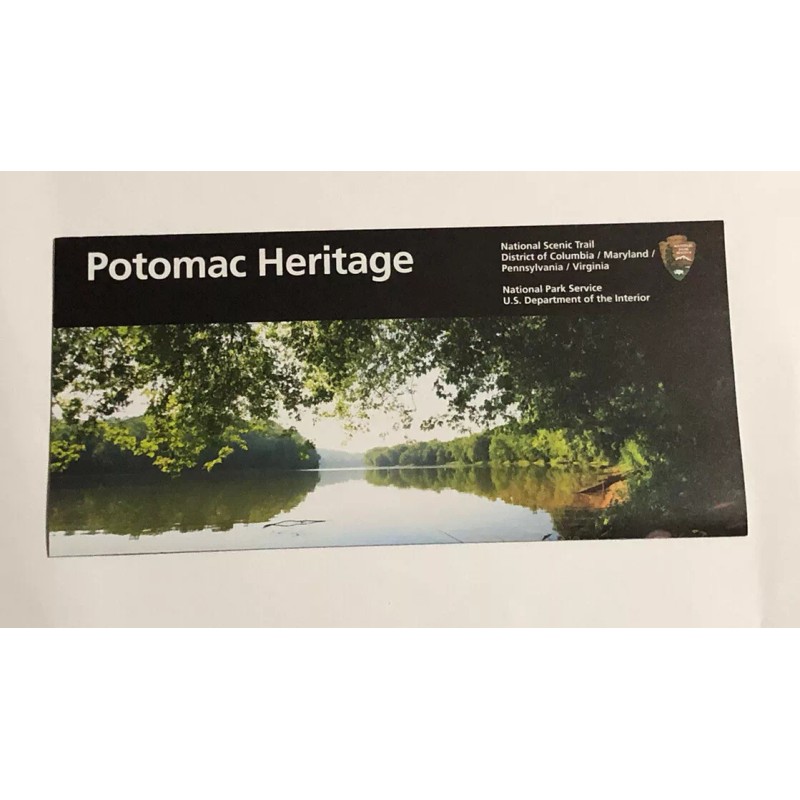 Potomac Heritage National Scenic Trail Park Unigrid Brochure Map Washington