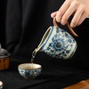 Chinese Tea Pot Sets,10 Pcs Portable Ceramic Cup for Tea,