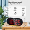 Foyucool Digital Alarm Clock for Bedroom with Nightlight, 7" Large