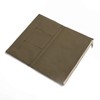 Moterm Canvas Zipper Pocket for Travelers Notebook, 1 Insert Pouch