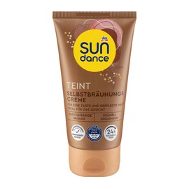 SUNDANCE Self-Tanning Cream Face and Body - Vegan - Even Tan, 75 ml