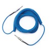 D'Addario Spiral Instrument Cable - Blue 9m