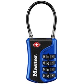 Master Lock 4697D Set Your Own Combination TSA Approved Luggage Lock, 1 Pack, Colors May Vary