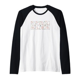 Derm Dermatology Cosmetic Dermatologist Floral Derm Raglan Baseball Tee