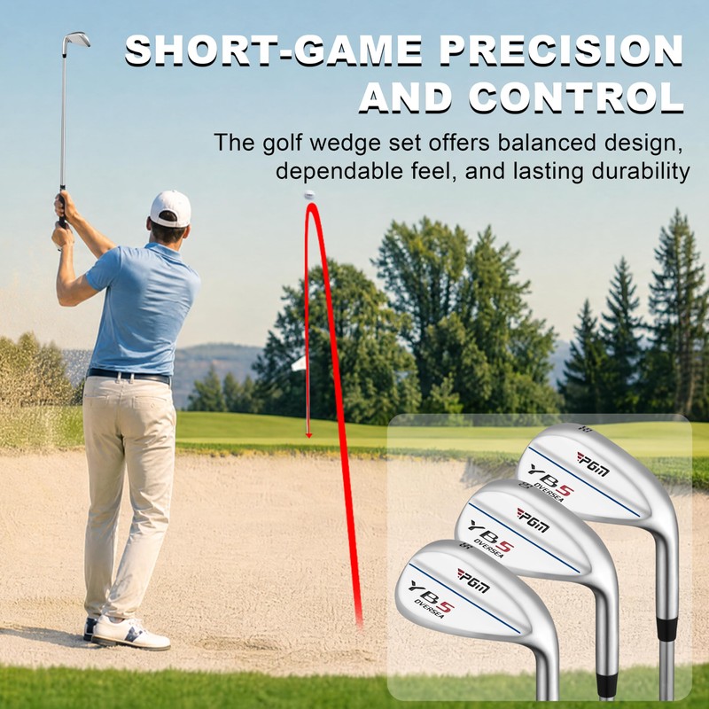 PGM 3 Club Wedge Set for Men Right Handed with