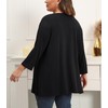 TIANZHU Plus Size Duster Cardigan for Women Lightweight Open Front