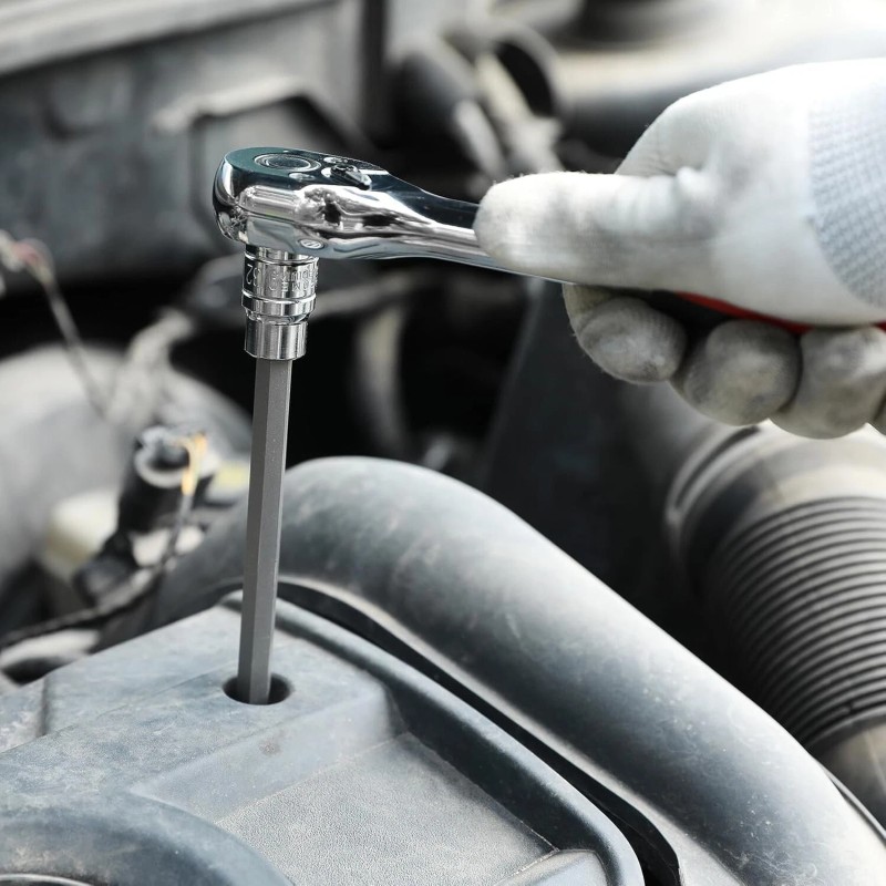 Focus tool 3/8"Drive Extra Long Ball-End Hex Bit Socket Set,